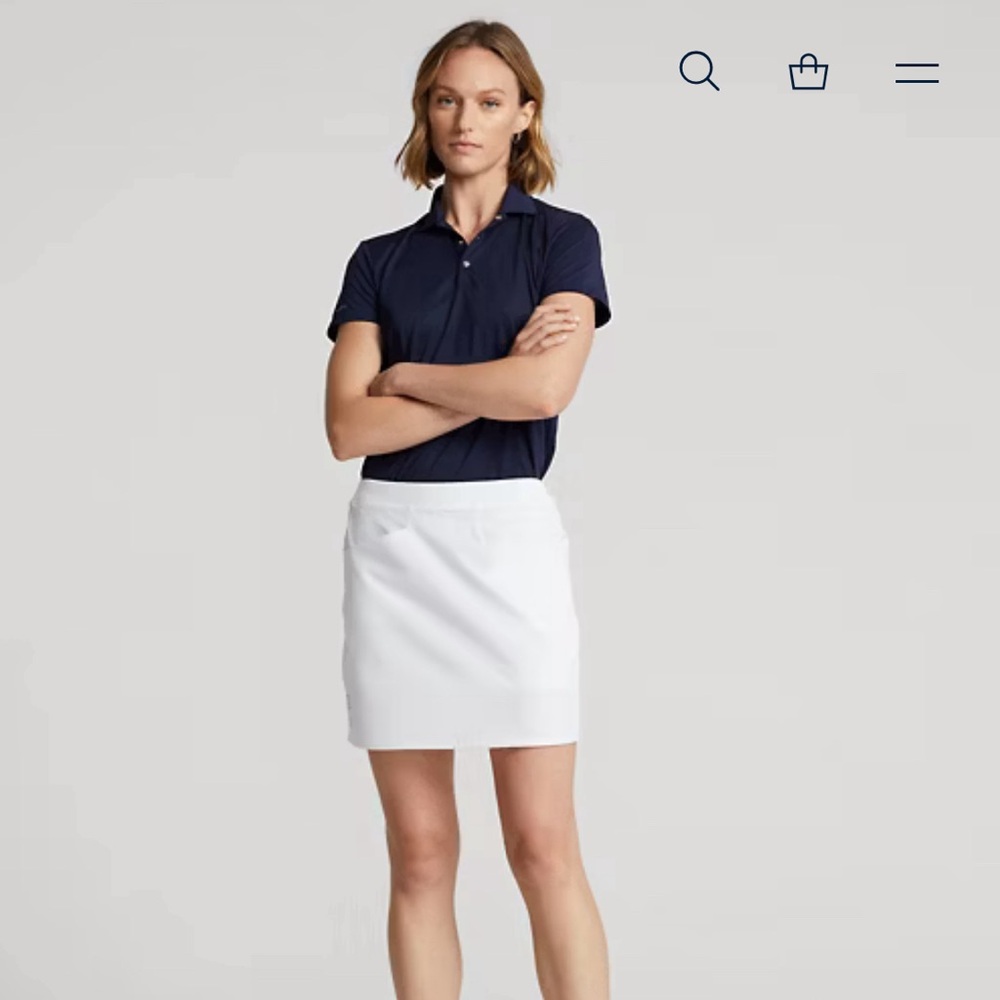 Polo Ralph Lauren White Skort